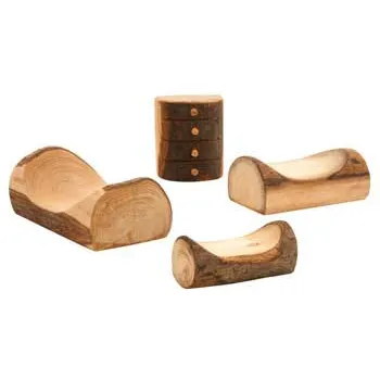 Natural Wood Bedroom -4 Pieces