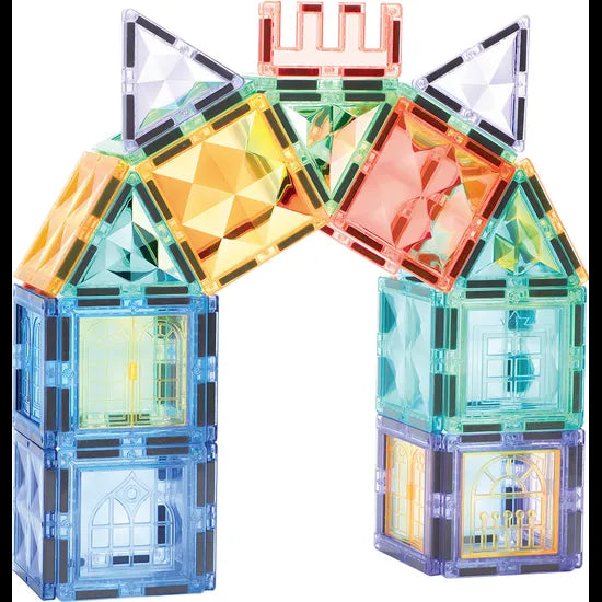 Magnetic Tiles & Car Set 100 Pieces - Modern Teaching Aids NZ