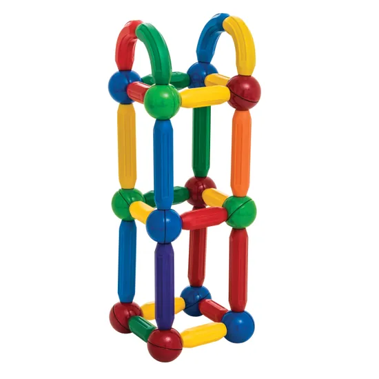 Magnetic Construction Set - 88 pieces - Modern Teaching Aids NZ