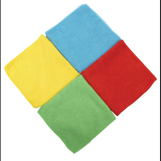 Microfibre Cloth Blue - Pack of 10 - Modern Teaching Aids NZ