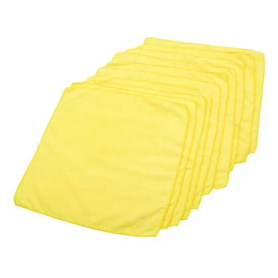 Microfibre Cloth Yellow - Pack of 10 - Modern Teaching Aids NZ