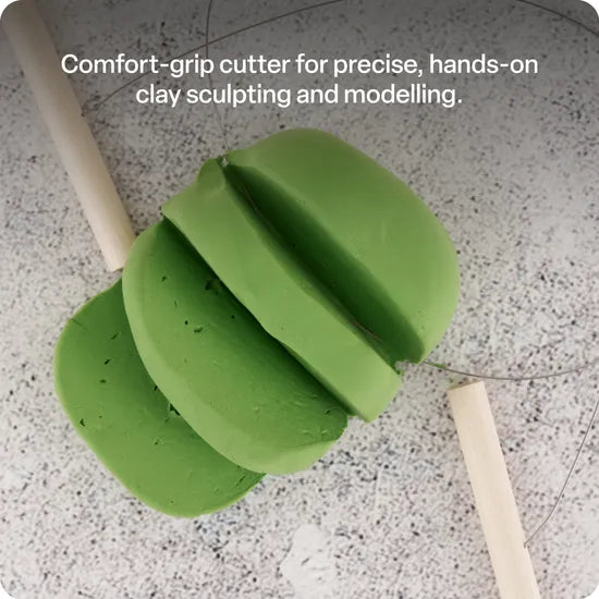 Metal Clay Cutter with Wooden Handles - Modern Teaching Aids NZ