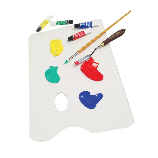 Clear Flat Acrylic Palette - 28 x 38cm - Modern Teaching Aids NZ