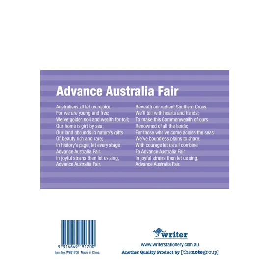 Writer Grid Student Notebook Purple 250x175 mm 10 mm 64p - Modern Teaching Aids NZ