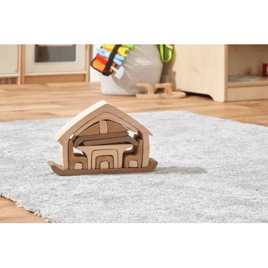 Wooden Nesting House - Modern Teaching Aids NZ