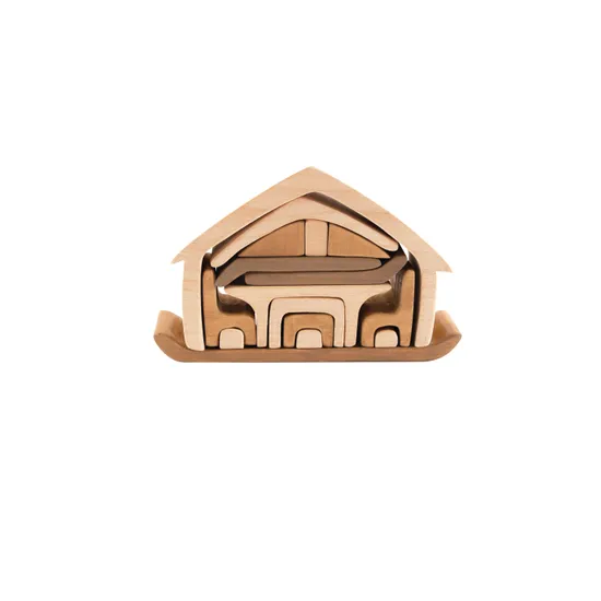 Wooden Nesting House - Modern Teaching Aids NZ