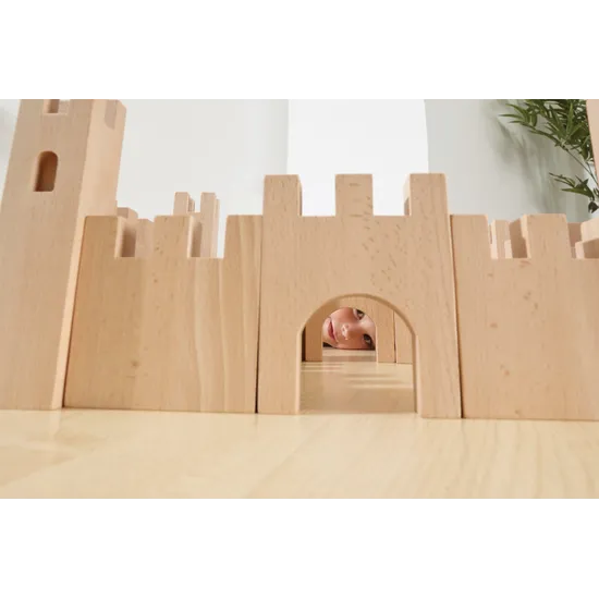 Wooden Castle Blocks 26 Pieces - Modern Teaching Aids NZ