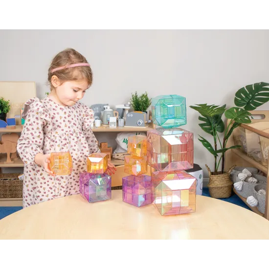 Luminous Facetted Boulders - Pack of 12