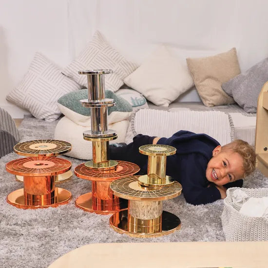 Metallic Reels Set of 8 (13x13 & 25x14 cm)