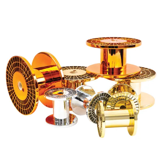 Metallic Reels Set of 8 (13x13 & 25x14 cm)