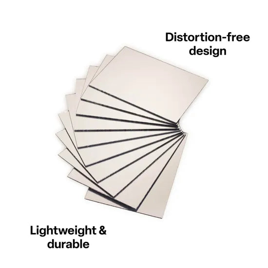 Teachables Plastic Mirrors - 12 × 17 cm - Pack of 10 - Modern Teaching Aids NZ