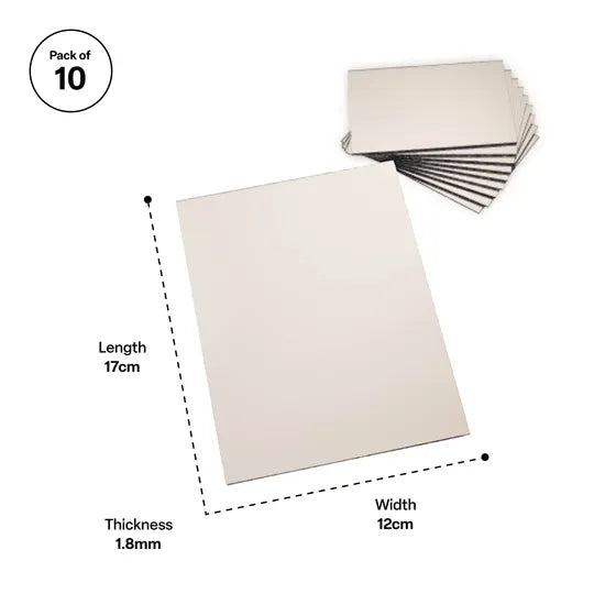 Teachables Plastic Mirrors - 12 × 17 cm - Pack of 10 - Modern Teaching Aids NZ