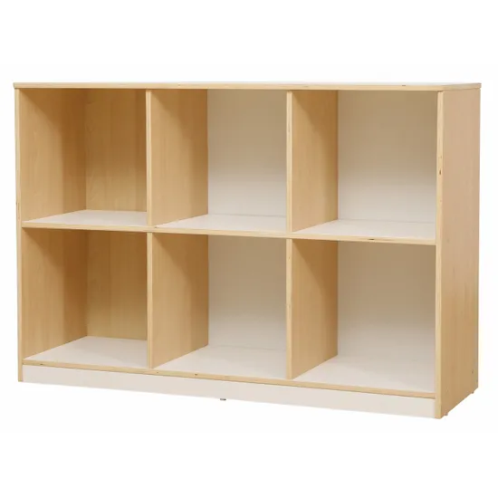 Norwegia Spaces - Locker Storage 6 Compartment - Modern Teaching Aids NZ