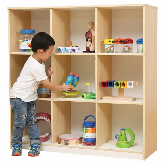 Norwegia Spaces - Locker Storage 9 Compartment - Modern Teaching Aids NZ