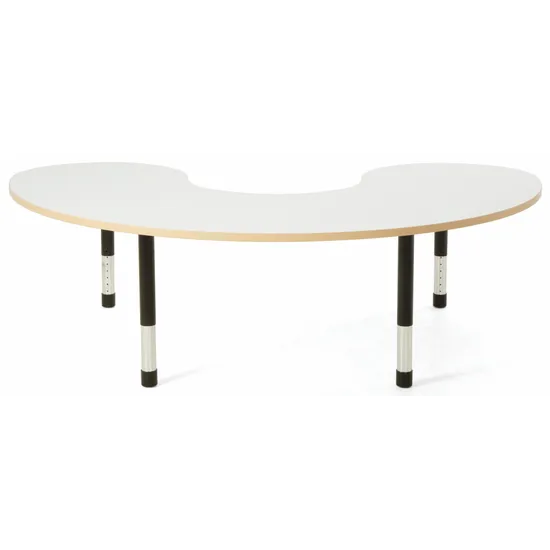 Norwegia Spaces Adjustable Height Group Table - White - 39-61.5 (H) cm