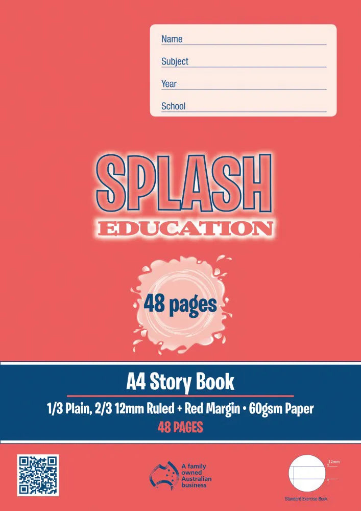 Splash Story Book A4 1/3 Plain 2/3 12 mm 48p