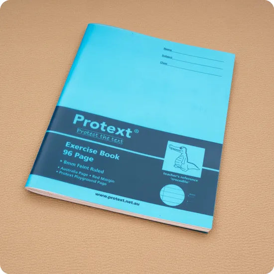 Protext Exercise Book 225 x 175 mm 8 mm 96p - Modern Teaching Aids NZ