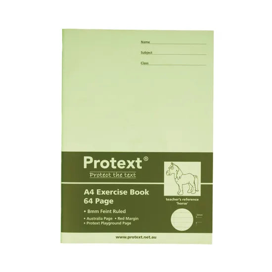 Protext Exercise Book A4 8 mm 64p - Modern Teaching Aids NZ