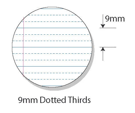 Writer Premium Dotted Thirds A4 9 mm 48p