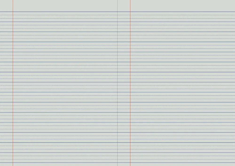Writer Premium Dotted Thirds A4 18 mm 48p