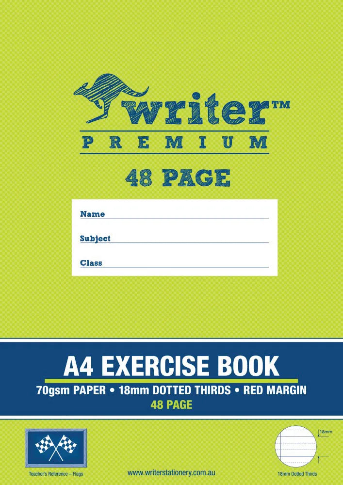 Writer Premium Dotted Thirds A4 18 mm 48p