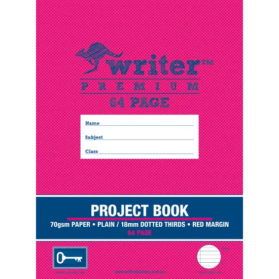 Writer Premium Dotted Thirds Project 330x240 mm 18 mm 64p - Modern Teaching Aids NZ