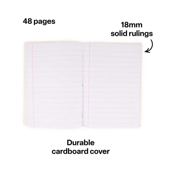 Writer Exercise Book A4 18mm 48p - Modern Teaching Aids NZ