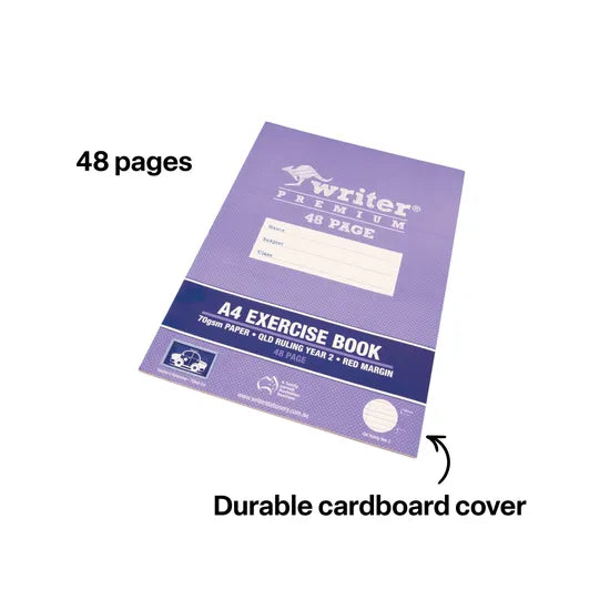 Writer Exercise Book QLD A4 Year 2 48p - Modern Teaching Aids NZ