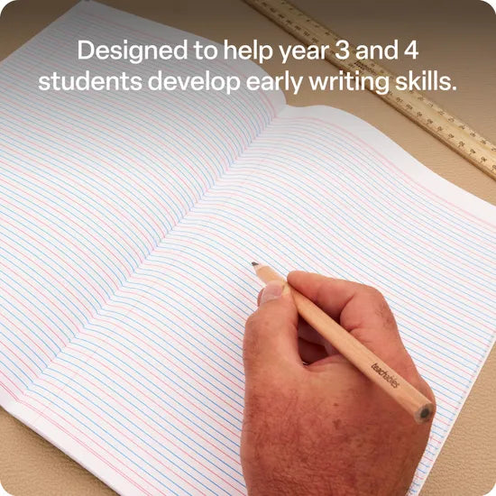 Writer Exercise Book A4 QLD Year 3/4 48p - Modern Teaching Aids NZ