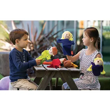 Emotions Puppets Set of 6 - Modern Teaching Aids NZ