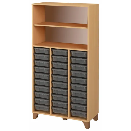 Axima Tote Tray Cabinet with 30 Small Clear Trays - 174 cm (H)