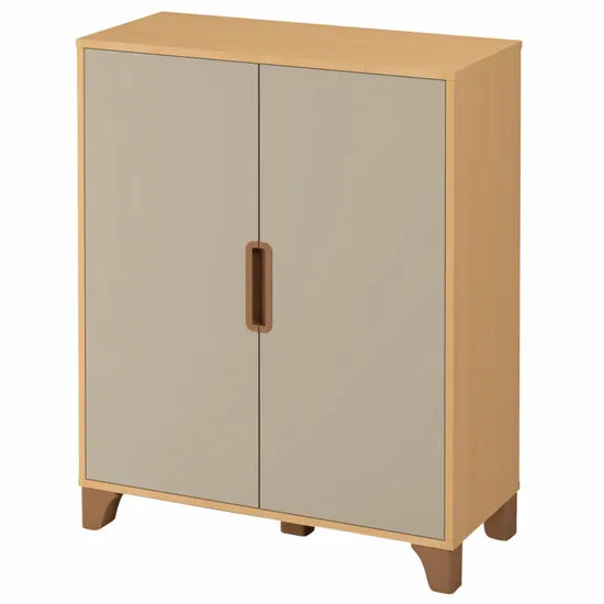 Axima Lockable Cabinet with Beige Doors - 112 cm (H)