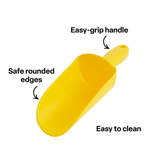 Plastic Scoop 23 cm Assorted Colours