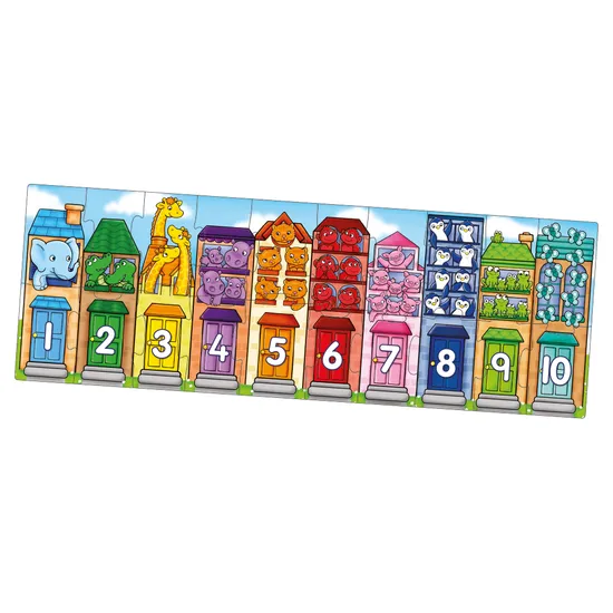 Orchard Toys - Number Street Puzzle 20pc - Modern Teaching Aids NZ
