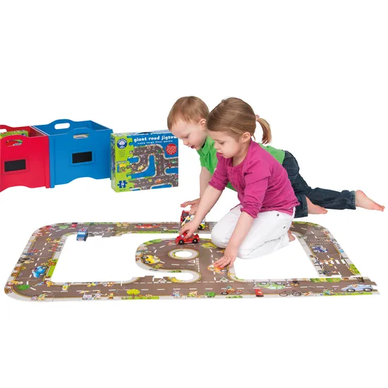 Orchard Toys - Giant Road Floor Jigsaw 20pc - Modern Teaching Aids NZ