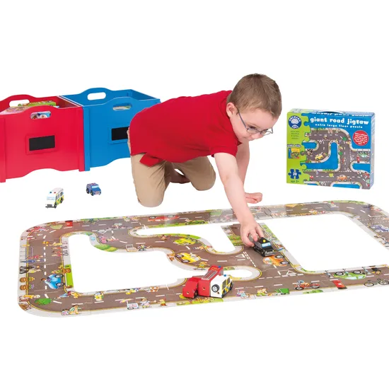 Orchard Toys - Giant Road Floor Jigsaw 20pc - Modern Teaching Aids NZ