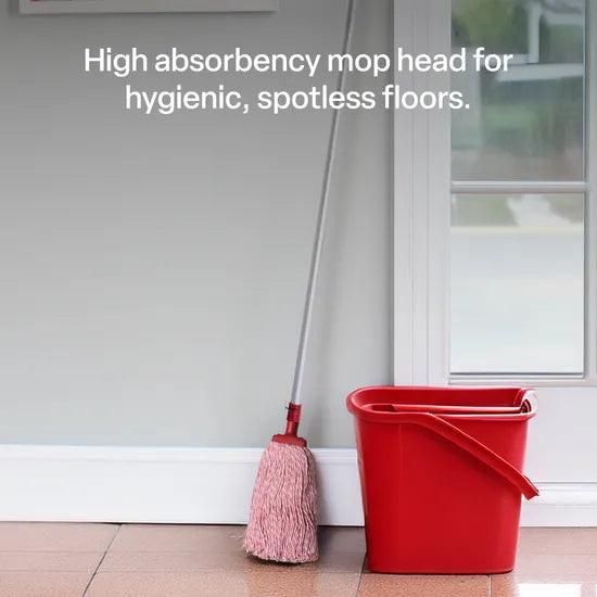 Oates Contractor Mop Head Red - Modern Teaching Aids NZ