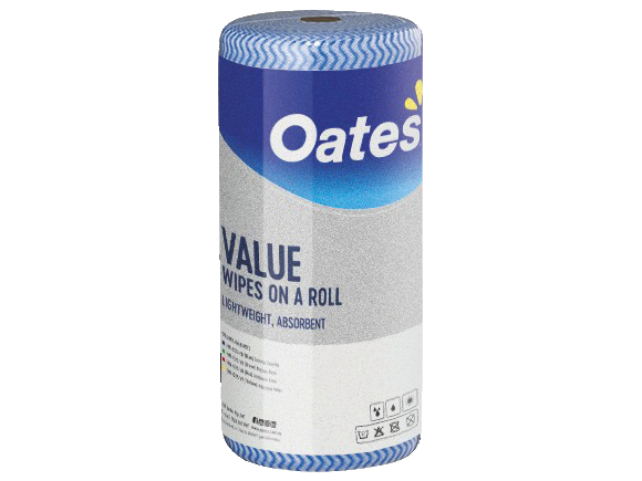 Oates Value Wipes Blue - 90s