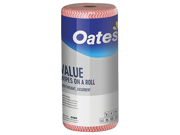 Oates Value Wipes Red - 90s