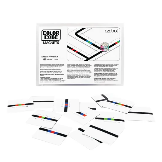 Colour Code Magnets - Special Moves (18 Tiles) - Modern Teaching Aids NZ