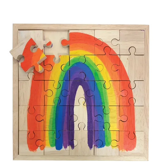 Bright Rainbow Puzzle - 25 Pieces - Modern Teaching Aids NZ