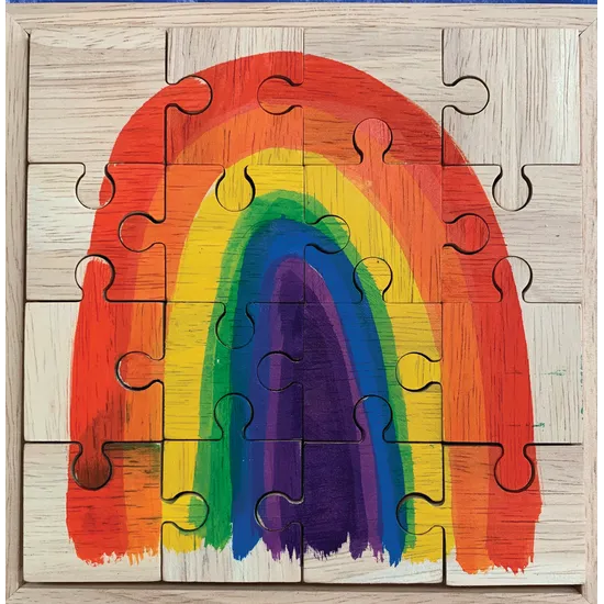 Bright Rainbow Puzzle - 25 Pieces - Modern Teaching Aids NZ