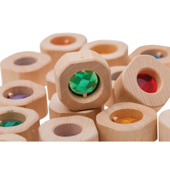 Rainbow Window Block Set - 15 pieces - Modern Teaching Aids NZ