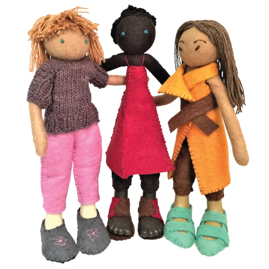 Friends Doll Set 6 Pieces - Modern Teaching Aids NZ