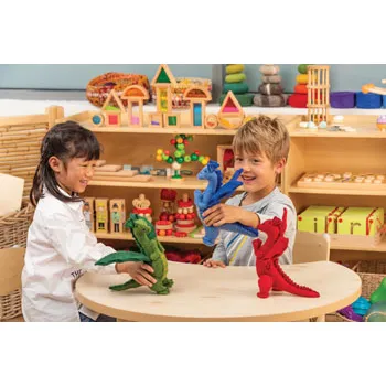 Felt Dragons - Set of 3 - Modern Teaching Aids NZ