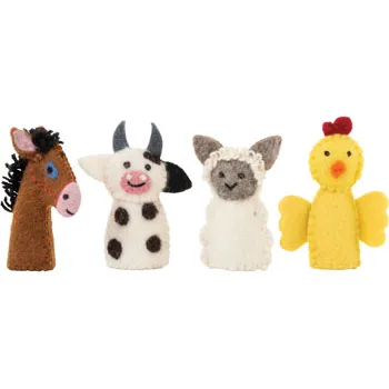 Felt Finger Puppets - Farm Animals - Modern Teaching Aids NZ