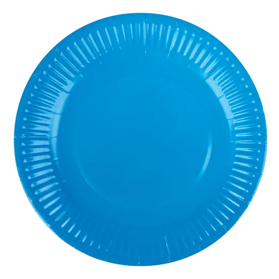 Coloured Round Paper Plates 23 cm - Pack of 50