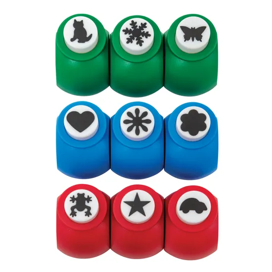 Decorative Craft Punches - Set of 9 - Modern Teaching Aids NZ