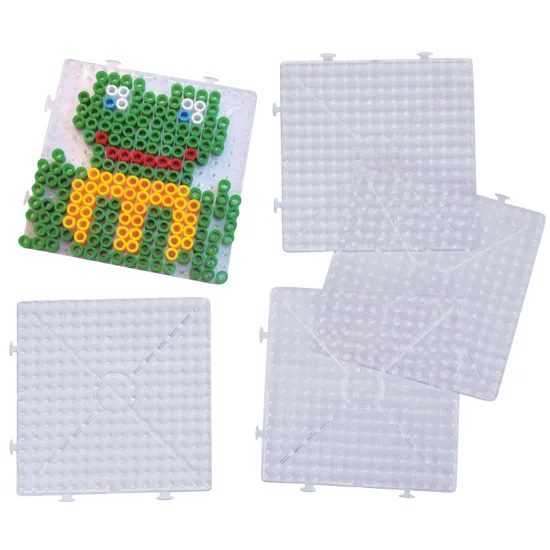 Jumbo Iron on Bead Board, Square - Pack of 5 - Modern Teaching Aids NZ
