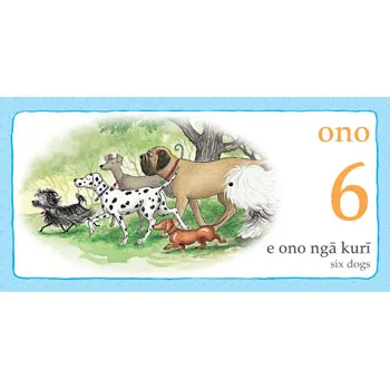 Hairy Maclary and Friends: 123 in Māori and English - Modern Teaching Aids NZ